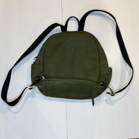 Kate Spade Small Olive Green Nylon Backpack Leather Straps main image 9